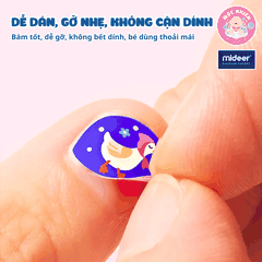 Đồ chơi Sticker dán móng tay cho bé Mideer Nail stickers 4 mẫu miếng dán cho bé gái