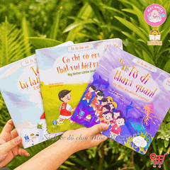 Bộ 03 cuốn sách song ngữ Anh Việt - Tớ đã lớn rồi - Lionbooks