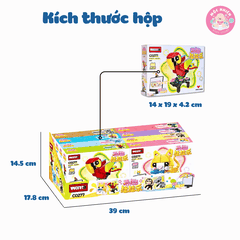 Bộ đồ chơi lắp ráp WOMA C0277 - Những loài vật dễ thương (Combo 08 hộp 655 mảnh ghép)