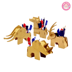 Đồ chơi giấy từ bìa carton cao cấp - Hộp bút để bàn giấy carton (Nhiều mẫu) - Hộp đựng bút Magix