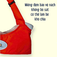 Đai tập đi cho bé, Đai hỗ trợ tập đi có đệm êm, chắc chắn, an toàn cho trẻ sơ sinh - Pipo Vietnam