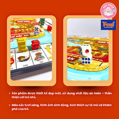 Đồ chơi Cờ tỷ phú nam châm Thương nhân Hội An - Hiệu Foxi