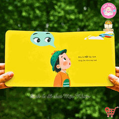 Bộ sách đầu tiên của bé 5 cuốn bồi cứng - Sách thơ cho bé sơ sinh, 0-6 tháng, 1 tuổi, em bé tập nói phát triển vốn từ - Lionbooks