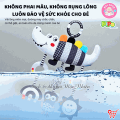 Đồ chơi treo nôi cũi xe đẩy bằng vải bông có âm thanh leng keng cho bé sơ sinh - Pipovietnam