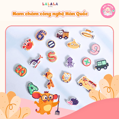 Đồ chơi nam châm Lala Magnet Plus hỗ trợ phát triển khả năng tư duy, Nâng cấp trải nghiệm học tập - Lalala baby
