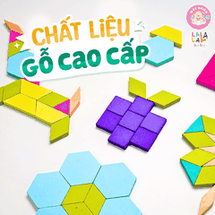 Đồ chơi xếp hình nam châm Lala Wooderland bằng gỗ cao cấp phát triển tư duy sáng tạo logic cho bé - Lalala baby