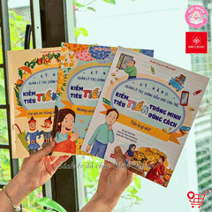 Sách - Kỹ năng quản lý tài chính đầu đời cho trẻ (Lẻ cuốn) - Kiếm t iền thông minh, tiêu t iền đúng cách - Đinh Tị Books