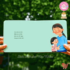 Bộ sách đầu tiên của bé 5 cuốn bồi cứng - Sách thơ cho bé sơ sinh, 0-6 tháng, 1 tuổi, em bé tập nói phát triển vốn từ - Lionbooks