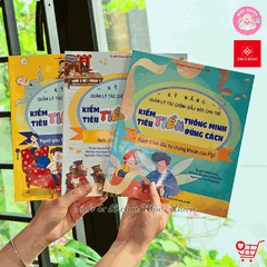 Sách - Kỹ năng quản lý tài chính đầu đời cho trẻ (Lẻ cuốn) - Kiếm t iền thông minh, tiêu t iền đúng cách - Đinh Tị Books