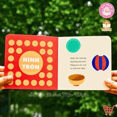 Bộ sách đầu tiên của bé 5 cuốn bồi cứng - Sách thơ cho bé sơ sinh, 0-6 tháng, 1 tuổi, em bé tập nói phát triển vốn từ - Lionbooks