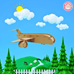 Đồ chơi giấy từ bìa carton cao cấp - Mô hình lắp ráp phương tiện giao thông (Nhiều mẫu) - MAGIX