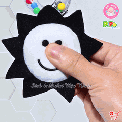 Đồ chơi treo nôi cũi xe đẩy bằng vải bông có âm thanh leng keng cho bé sơ sinh - Pipovietnam