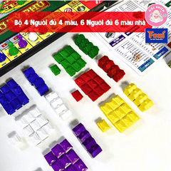 Bộ Cờ Tỷ Phú Việt Nam Plus 34 tỉnh thành (có nam châm) - Chiến lược kinh doanh chơi nhóm bạn 4 và 6 người - Hiệu Foxi
