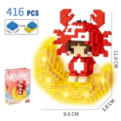 Lego mini 3D - 12 cung hoàng đạo - Có phát sáng