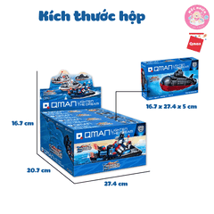 Đồ chơi lắp ráp xếp hình Qman 22016 - Biệt đội sấm sét (746 chi tiết) - Dành cho bé từ 6 tuổi