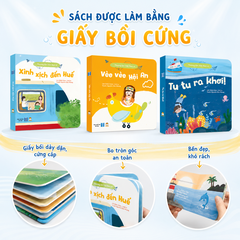 Sách thơ - Bộ Việt Nam quê mình 3 cuốn Bồi cứng tái bản cho bé 0-6 tuổi - Lionbooks