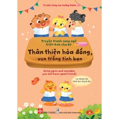 Sách - Combo (10T): Truyện tranh song ngữ Việt-Anh cho bé - Dạy trẻ nề nếp, chăm ngoan dành cho bé 3-9 tuổi - Đinh Tị