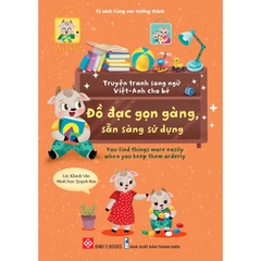 Sách - Combo (10T): Truyện tranh song ngữ Việt-Anh cho bé - Dạy trẻ nề nếp, chăm ngoan dành cho bé 3-9 tuổi - Đinh Tị