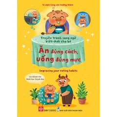 Sách - Combo (10T): Truyện tranh song ngữ Việt-Anh cho bé - Dạy trẻ nề nếp, chăm ngoan dành cho bé 3-9 tuổi - Đinh Tị