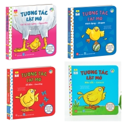 Combo 4 cuốn sách - Tương tác lật mở song ngữ Anh - Việt giúp bé mở rộng vốn từ vựng theo cách đầy thú vị - Đinh Tị Books