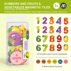 Bộ Chữ Cái và Chữ Số Nam Châm Mideer Letter Magnets Number Magnets