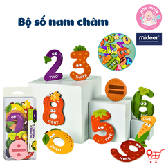 Bộ chữ cái và số đếm nam châm - Mideer Letter/Number Magnets - MD2064/2102