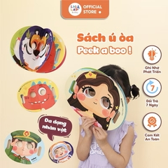 Combo 02 cuốn Sách ú oà Peek a boo Ai đây nhỉ thú vị - kích thích trí tưởng tượng phát triển khả năng ghi nhớ Lalala baby