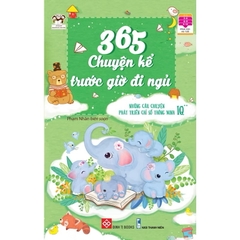 Combo 04 cuốn Sách - 365 chuyện kể trước giờ đi ngủ - Những câu chuyện phát triển chỉ số IQ và EQ cho trẻ từ 2-12 tuổi - Đinh Tị Books