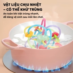 Đồ chơi lục lạc gặm nướu silicone cho bé sơ sinh - Goodway - G205