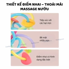 Đồ chơi lục lạc gặm nướu silicone cho bé sơ sinh - Goodway - G205