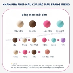 Đồ chơi Cát động lực Mideer kèm dụng cụ tạo hình thủ công làm bánh cho bé cao cấp Color Magic Sand (MD4326)