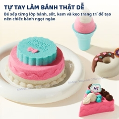 Đồ chơi Cát động lực Mideer kèm dụng cụ tạo hình thủ công làm bánh cho bé cao cấp Color Magic Sand (MD4326)