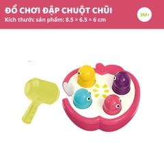 Đồ chơi gắp sâu, đồ chơi đập chuột cho bé Goodway Whack A Insect, Đồ Chơi Tương Tác Vui Nhộn Cho Bé