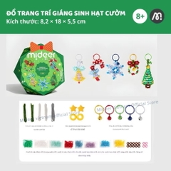 Đồ chơi Giáng sinh Mideer - Set trang trí hạt cườm Noel Christmas Beaded Ornaments