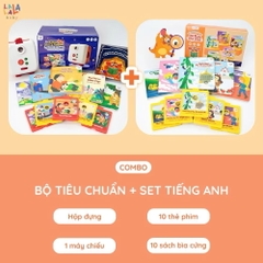 Combo Máy chiếu kể chuyện Lala Story Cinema Bộ tiêu chuẩn và Set cổ tích tiếng Anh - Lalala baby