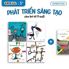 Combo 04 cuốn Sách Truyện Ehon cho bé 3-4-5 tuổi - Phát triển sáng tạo - MOGU