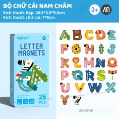 Bộ Chữ Cái và Chữ Số Nam Châm Mideer Letter Magnets Number Magnets