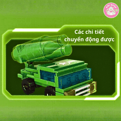 Bộ đồ chơi lắp ráp Woma C1020 - Quân sự (Nguyên bộ gồm 12 hộp lẻ với tổng 460 mảnh ghép)