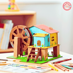 Đồ chơi giấy từ bìa carton cao cấp - Mô hình ngôi nhà lắp ráp Nhà giấy carton mini sáng tạo (Nhiều mẫu) - Magix