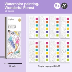 Đồ Chơi Tranh Tô Màu Nước Mideer Watercolor Painting - Dành cho bé từ 4 tuổi