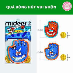 Bộ vợt ném bóng dính Mideer kèm bóng ném cao su - Suction Ball Set
