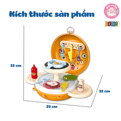 Đồ chơi nhập vai Bowa 8151 - Túi đeo nấu ăn 25 chi tiết