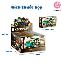 Đồ chơi lắp ráp, xếp hình Keepplay 25001 - Biệt đội vì hòa bình (896 chi tiết)