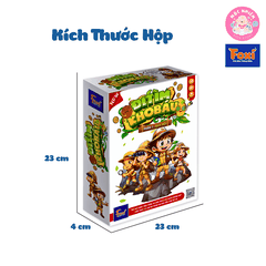Boardgame Đi tìm kho báu phần 1 bản mới cao cấp Foxi - Bàn cờ cứng, các chi tiết nhựa