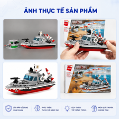 Đồ chơi lắp ráp Qman 1720 - Cuộc xung đột bờ biển (235 chi tiết)