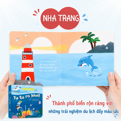 Sách thơ - Bộ Việt Nam quê mình 3 cuốn Bồi cứng tái bản cho bé 0-6 tuổi - Lionbooks