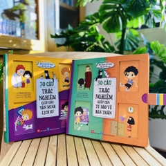 Combo 02 cuốn Sách tương tác - Rèn luyện kỹ năng đầu đời cho trẻ - 30 câu trắc nghiệm - Đinh Tị Books