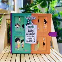 Sách tương tác - Rèn luyện kỹ năng đầu đời cho trẻ - 30 câu trắc nghiệm - Đinh Tị Books