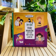 Sách tương tác - Rèn luyện kỹ năng đầu đời cho trẻ - 30 câu trắc nghiệm - Đinh Tị Books