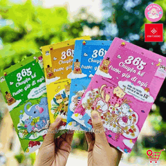Combo 04 cuốn Sách - 365 chuyện kể trước giờ đi ngủ - Những câu chuyện phát triển chỉ số IQ và EQ cho trẻ từ 2-12 tuổi - Đinh Tị Books